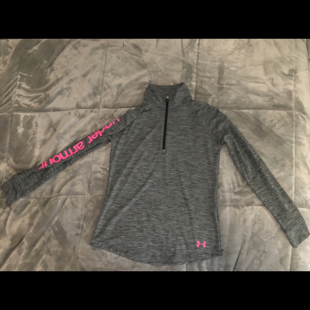 Girls Under Armour Quarter Zip long sleeve